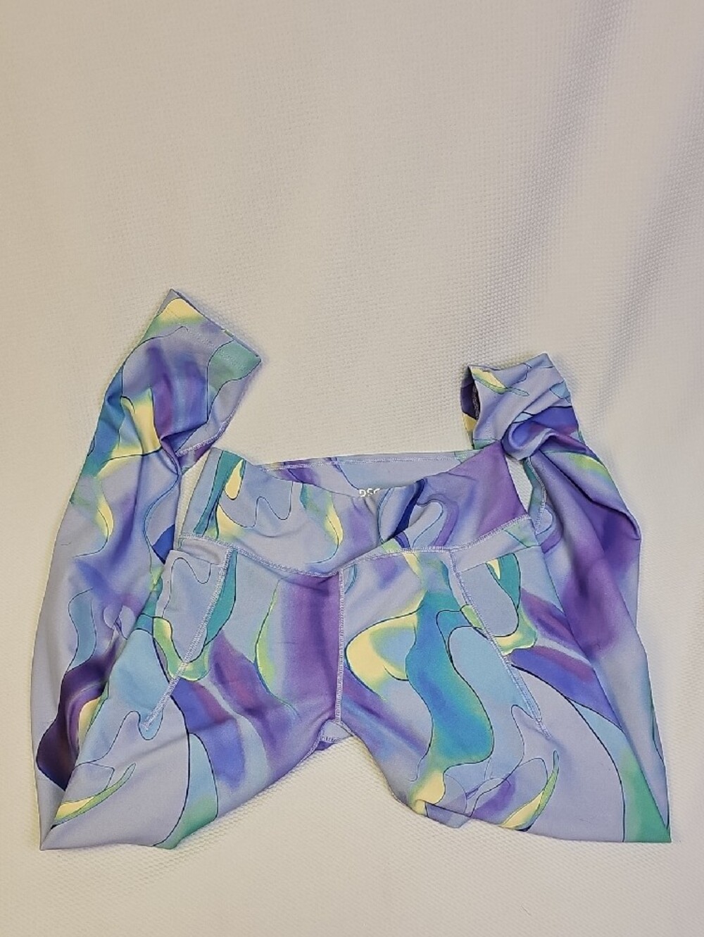 DSG Lavender & Purple Marble-Print Leggings